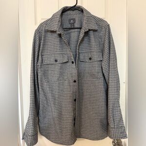H&M Women's Monochrome Check Utility Jacket